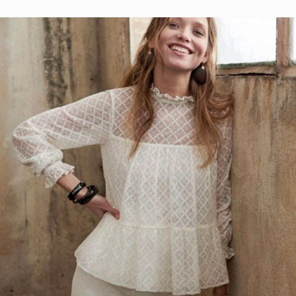 Sezane Gabbie Blouse size 2/34